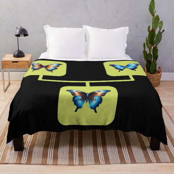 Item preview, Blue Amazon Butterfly designed and sold by DebriArte.
