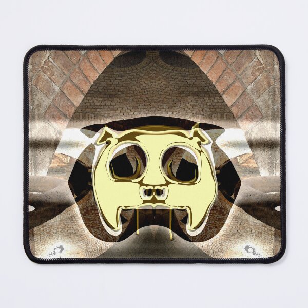Item preview, *COLOURLESS GEOMETRIC FACE ANGEL ABSTRACT SKULL TOMBSTONE* designed and sold by Ralek.