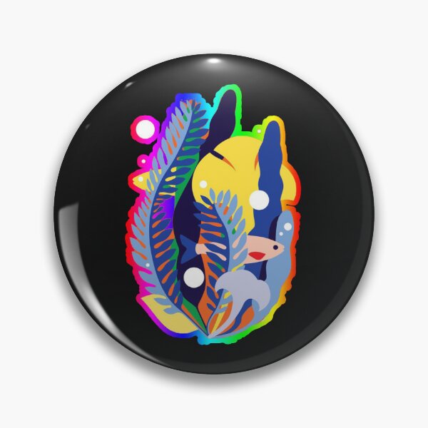 Item preview, fish psychedelic designed and sold by Ratatatts.