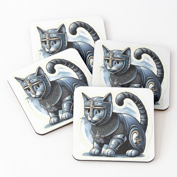 Item preview, medieval cat designed and sold by Greydate.