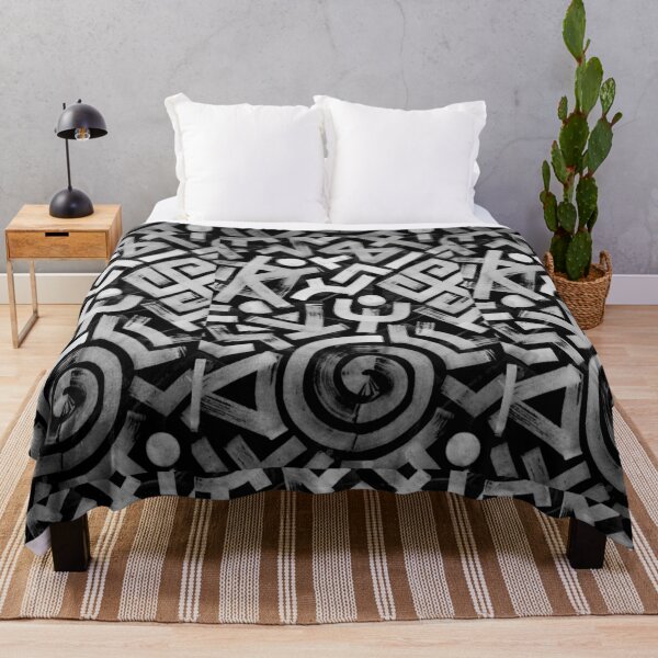 Item preview, Gray African pattern designed and sold by UZRWRLD .