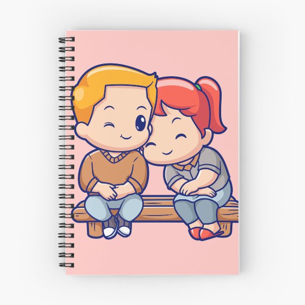 Item preview,  Cute Couple Sitting Together Cartoon Vector Icon designed and sold by hjian8219.