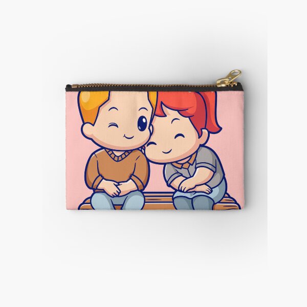 Item preview,  Cute Couple Sitting Together Cartoon Vector Icon designed and sold by hjian8219.