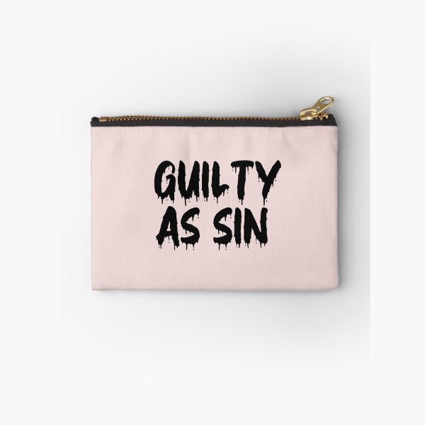 Item preview, BLACK ON PINK GUILTY AS SIN BLOOD DRIP designed and sold by RomeArtCo.