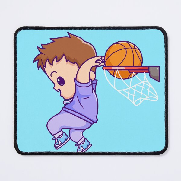 Item preview, Cute Boy Playing Basketball Cartoon Vector Icon designed and sold by hjian8219.