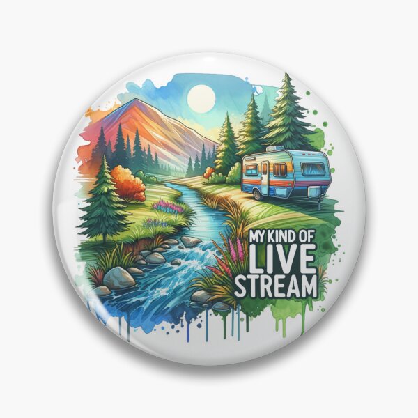 Item preview, My Kind of Live Stream, Mother Nature, Camping Life, RV Life designed and sold by Fun-N-Cool-Tees.