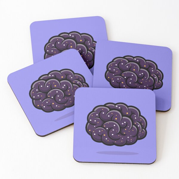 Item preview, Cute Brain Floating in Space Cartoon Vector Icon designed and sold by hjian8219.