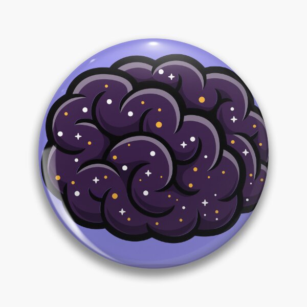 Item preview, Cute Brain Floating in Space Cartoon Vector Icon designed and sold by hjian8219.