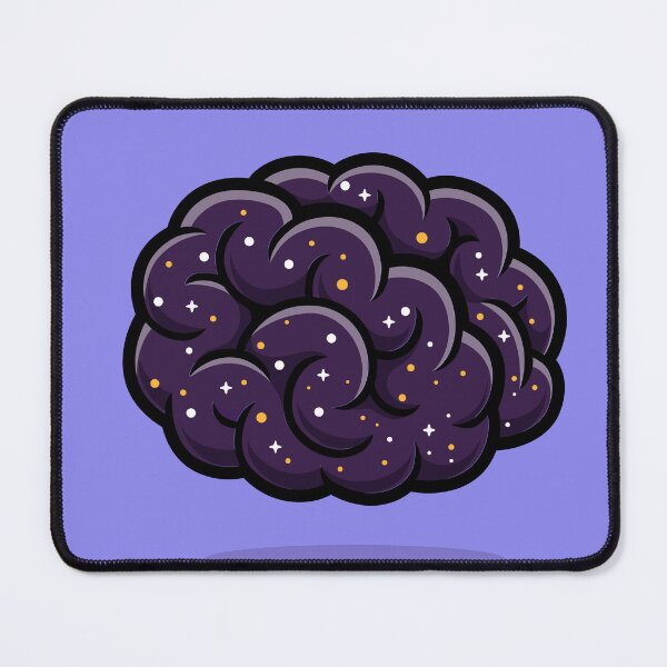 Item preview, Cute Brain Floating in Space Cartoon Vector Icon designed and sold by hjian8219.