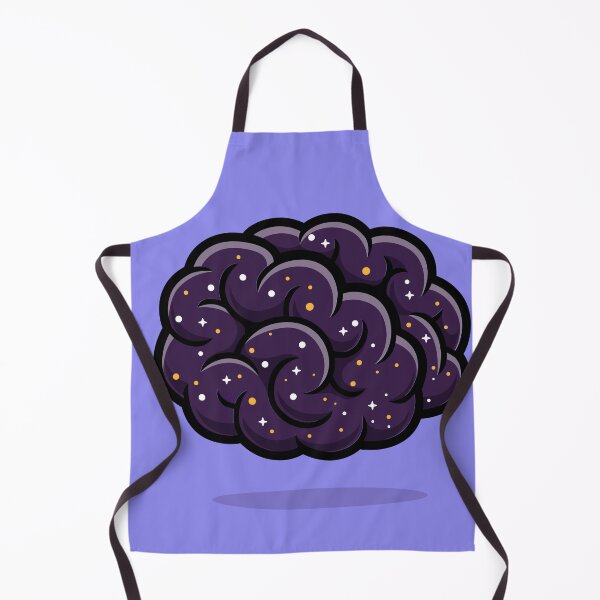 Item preview, Cute Brain Floating in Space Cartoon Vector Icon designed and sold by hjian8219.