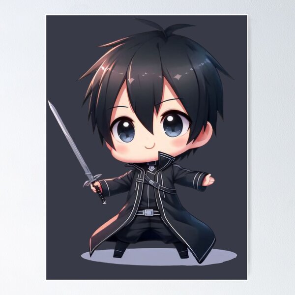 Artikelvorschau, Chibi Kirito entworfen und verkauft von AnimeArtStudio.