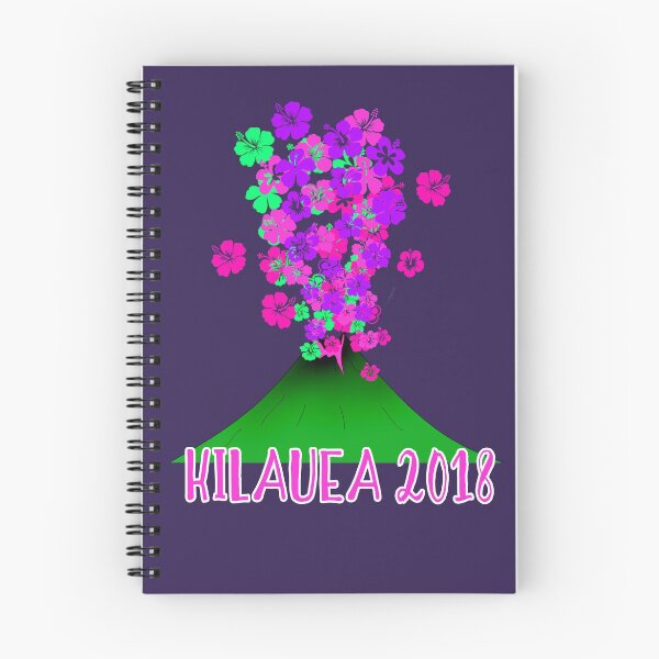 Item preview, KILAUEA 2018 with Clever Volcano Erupting Hibiscus Flowers designed and sold by Greenbaby.