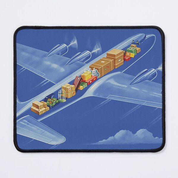 Item preview, Vintage Airline Poster Air France Messageries retro posters designed and sold by PIXEL POP DESIGNS - Beyond the Norm!.