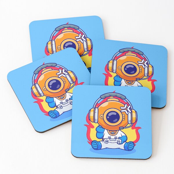 Item preview, Cute Angry Diver Gaming Cartoon Vector Icon designed and sold by hjian8219.