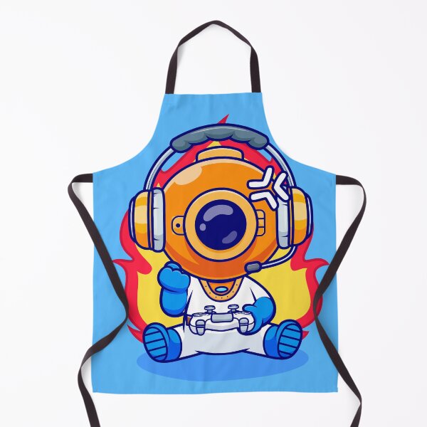 Item preview, Cute Angry Diver Gaming Cartoon Vector Icon designed and sold by hjian8219.
