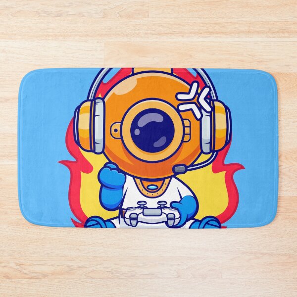 Item preview, Cute Angry Diver Gaming Cartoon Vector Icon designed and sold by hjian8219.