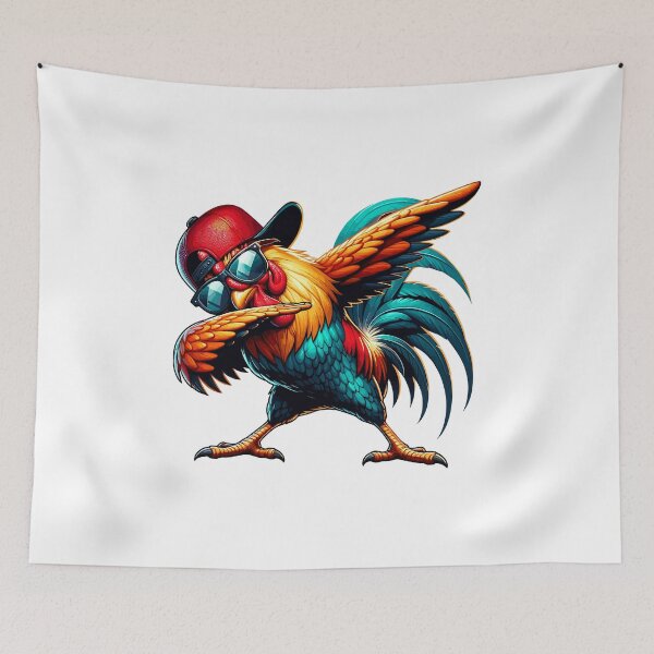 Item preview, Funny Dab Rooster, Cool Rooster Graphic, Trendy Animal, Unique Gift Idea, Hipster Chicken, Dab Chicken designed and sold by vtv14.