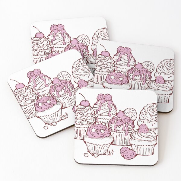 Item preview, Sweet tasty dessert cupcake with cream and deco designed and sold by RukkiZukkiArt.