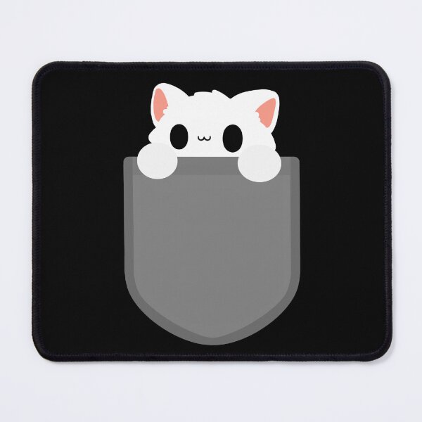 Item preview, Pocket white cat designed and sold by Fridayscorner.