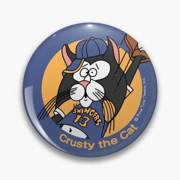 Item preview, 1977 "Crusty the Cat" Pizza Time Theatre Pin + More designed and sold by Mister-Macabre.