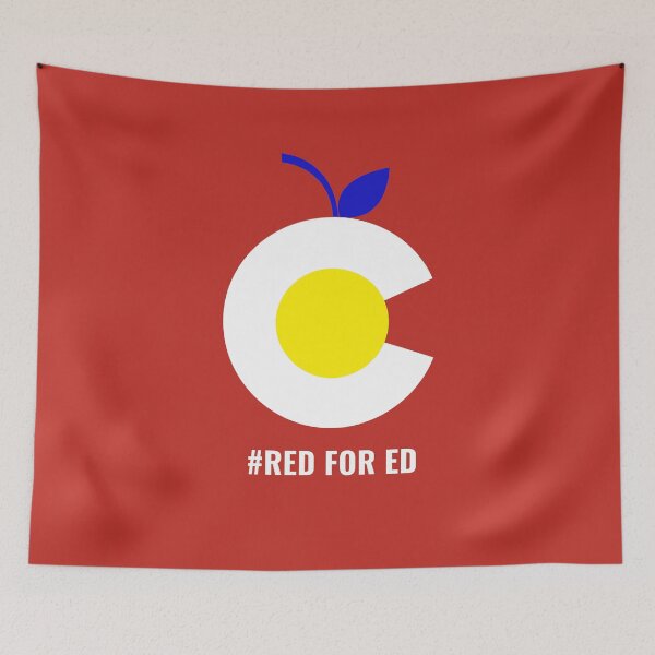 Item preview, Red For Ed Colorado - Teachers Protest designed and sold by maxarus.
