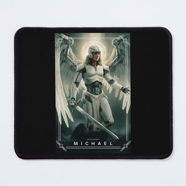 Item preview, St. Michael the Archangel: Futuristic Angel Warrior  designed and sold by Mirabilum.