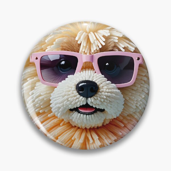 Item preview, Knitted Dog wearing his sunglasses designed and sold by Studio Quirk.
