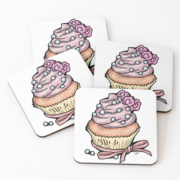 Item preview, Sweet tasty dessert cupcake with cream and deco designed and sold by RukkiZukkiArt.