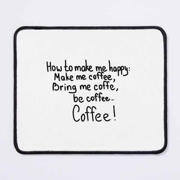 Item preview, Lettering phrase about love to coffee, black and white illustration designed and sold by Karyna Hordetska.