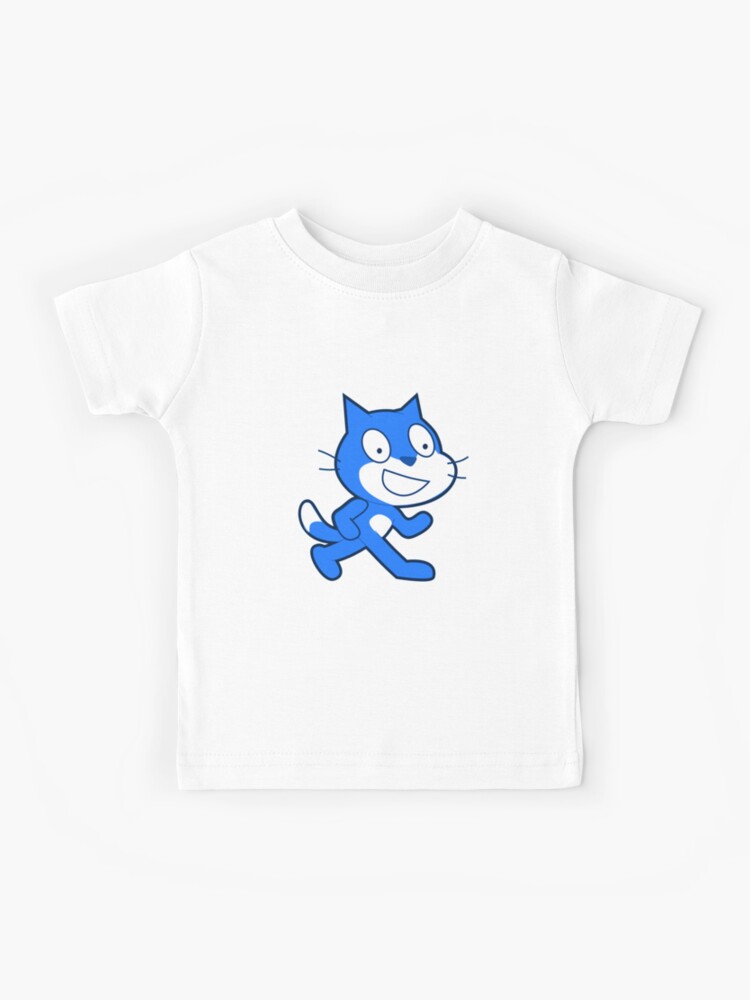 Official Scratch Blue Cat Mascot T-Shirt | Kids T-Shirt