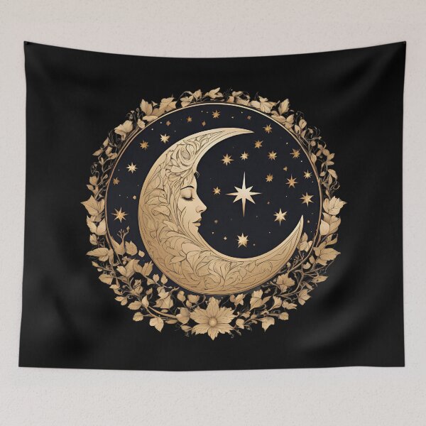 Item preview, Crescent Moon Print designed and sold by Invisible-Cult.