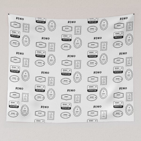 Item preview, Reno - Travel Stamp Collection | Vintage Design | Nostalgic designed and sold by RM-Journey.