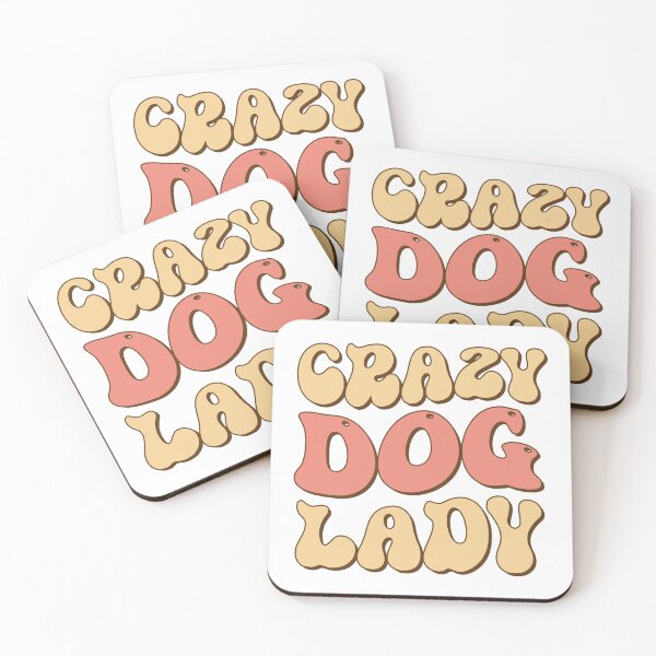 Item preview, Crazy Dog Lady - Fun Retro Dog Lover Graphic designed and sold by Image Shop Australia.