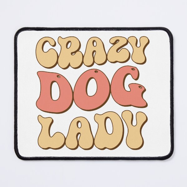 Item preview, Crazy Dog Lady - Fun Retro Dog Lover Graphic designed and sold by Image Shop Australia.