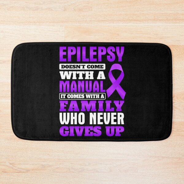 Item preview, Epilepsy Dosen't Come With a Manual - Family Who Never Gives Up Gift For Epilepsy Survivor & Warrior  designed and sold by CORJIDOG-ART.
