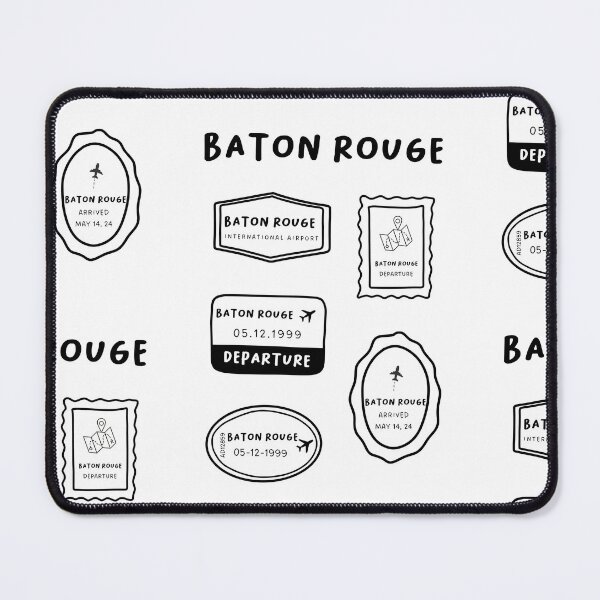 Item preview, Baton Rouge - Travel Stamp Collection | Vintage Design | Nostalgic designed and sold by RM-Journey.