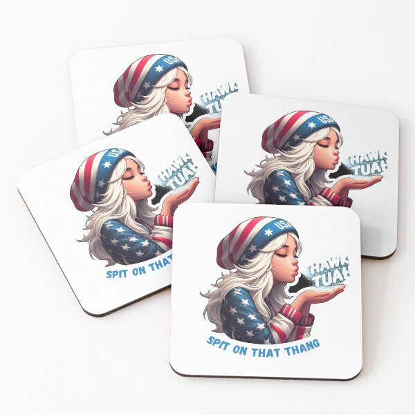 Item preview, HAWK TUAH Cute USA Girl designed and sold by mindsparkk.