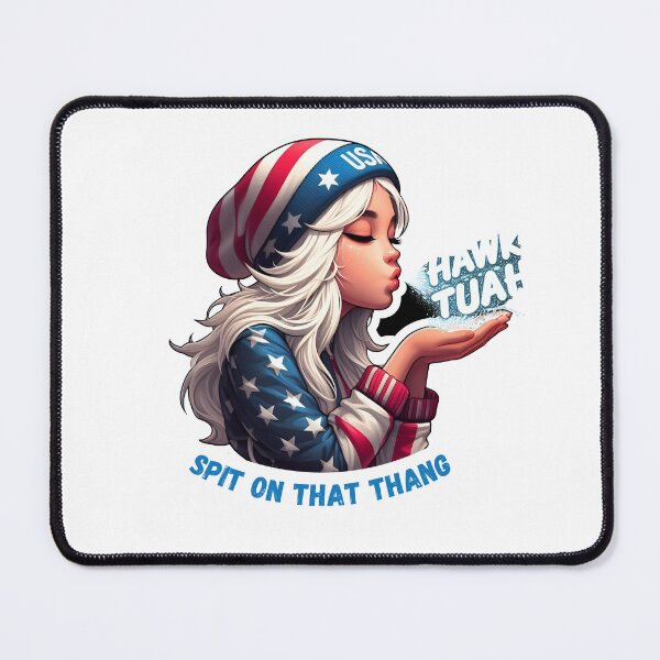 Item preview, HAWK TUAH Cute USA Girl designed and sold by mindsparkk.