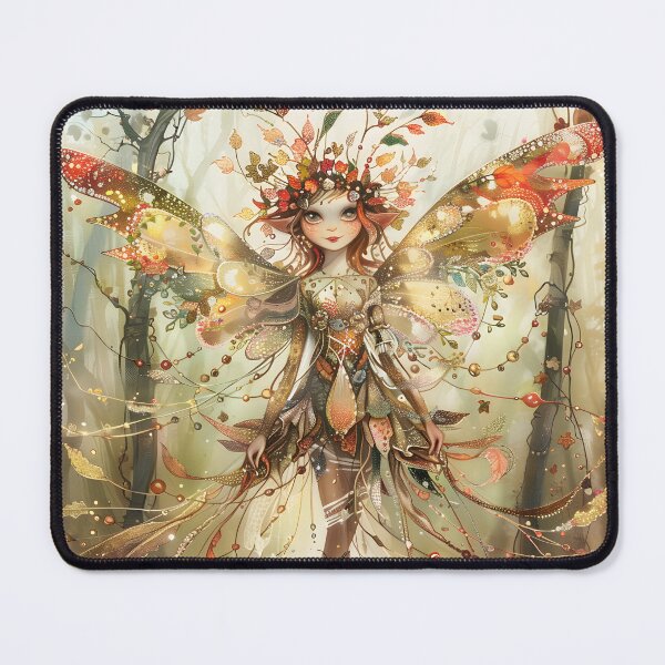 Item preview, Beautiful Wood Fairy In Autumn Colors designed and sold by JujuMaeDesigns.