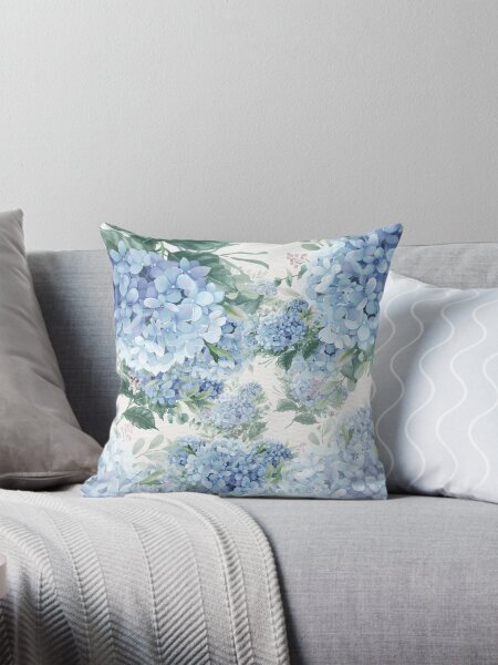 Aperçu de l'œuvre Hortensias bleus créée et vendue par aboniteblanc.