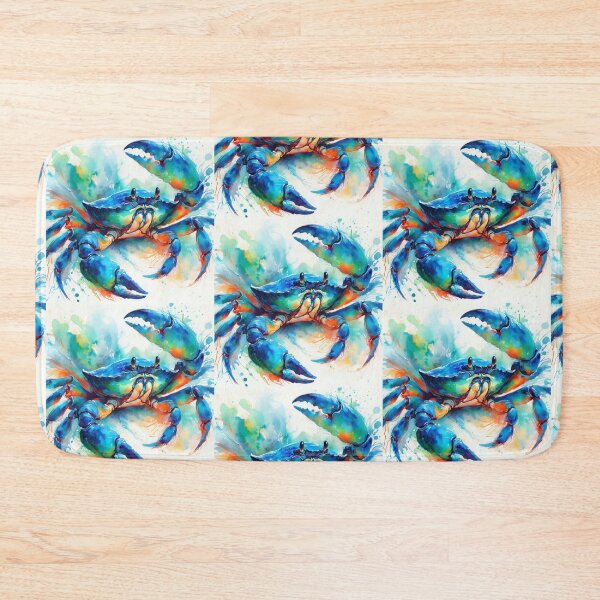 Item preview, Abstract Watercolors Crab Design Nautical designed and sold by SeaStarAlex.