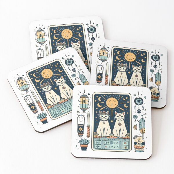 Artikelvorschau, Katzen-Tarot entworfen und verkauft von DenYCo.