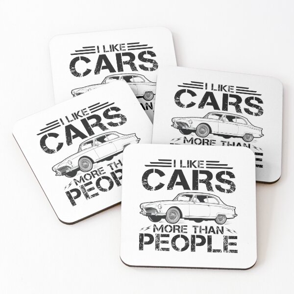 Item preview, I Like Cars More Than People Classic cars Lovers designed and sold by CORJIDOG-ART.