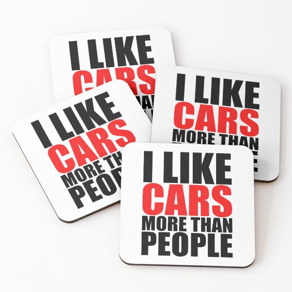 Item preview, I Like Cars More Than People Classic cars Lovers designed and sold by CORJIDOG-ART.