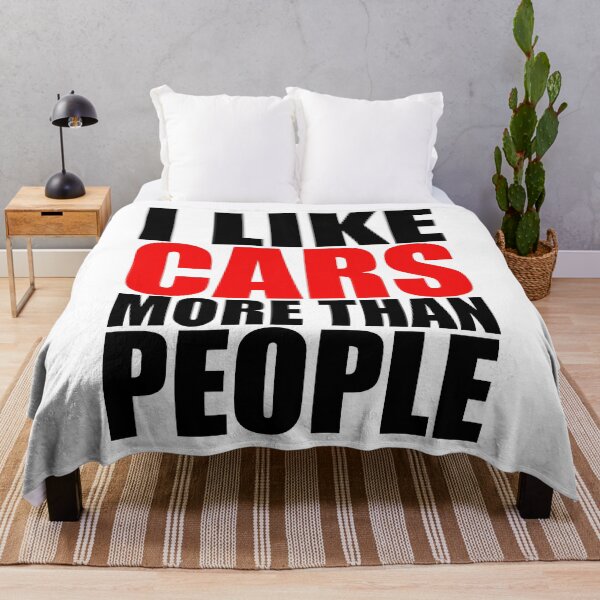 Item preview, I Like Cars More Than People Classic cars Lovers designed and sold by CORJIDOG-ART.