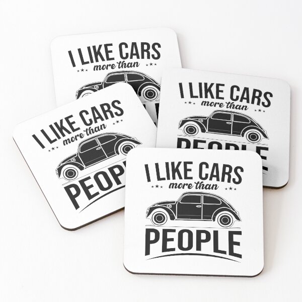 Item preview, I Like Cars More Than People Classic cars Lovers designed and sold by CORJIDOG-ART.
