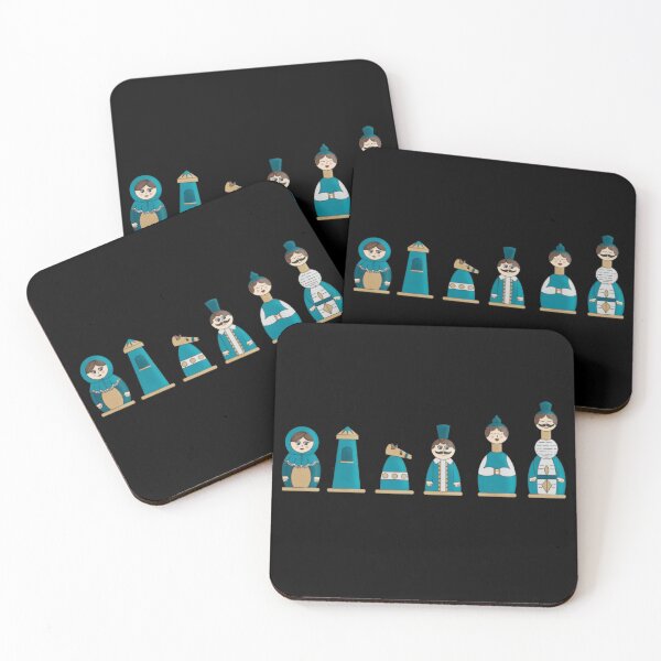 Item preview, Matryoshka Chess Figures - Blue designed and sold by MadeByGeeClowes.