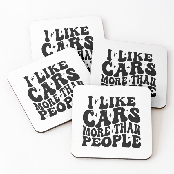 Item preview, I Like Cars More Than People Classic cars Lovers designed and sold by CORJIDOG-ART.