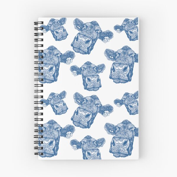 Item preview, True Blue Kiwi Cow Pattern designed and sold by AniMelArt.