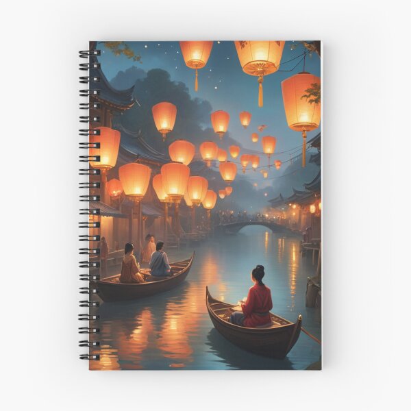 Item preview, People at the Lantern Festival designed and sold by zaizen98.